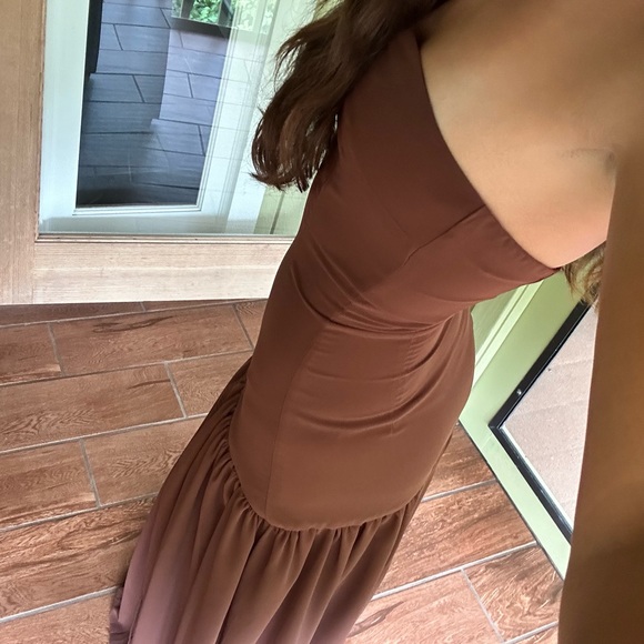 Peppermayo Chocolate Strapless Dress - Picture 3 of 3